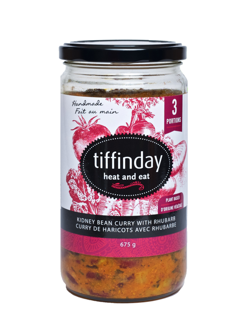 Tiffinday Kidney Bean & Rhubarb Curry